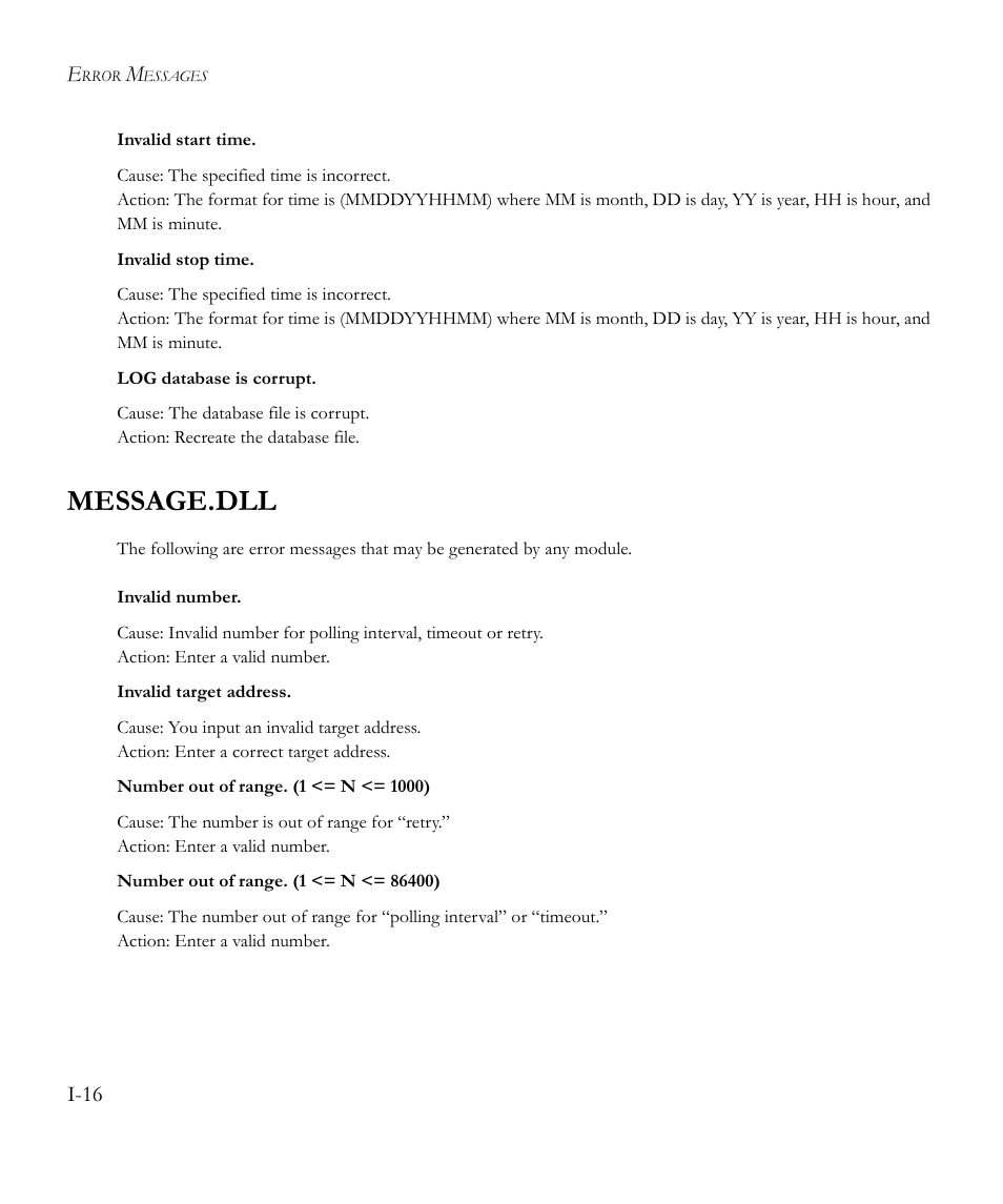 Message.dll | SMC Networks EliteView 6.20 User Manual | Page 208 / 232