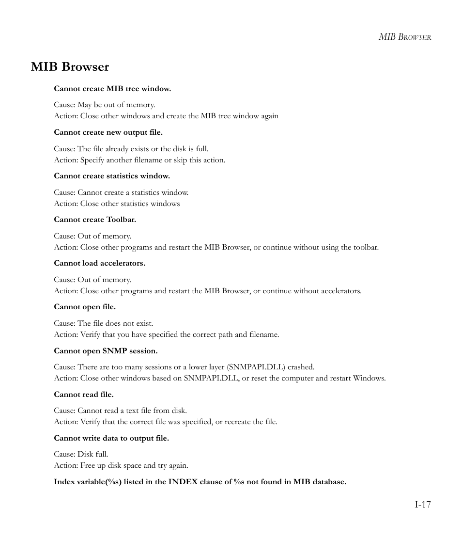 Mib browser | SMC Networks EliteView 6.20 User Manual | Page 209 / 232