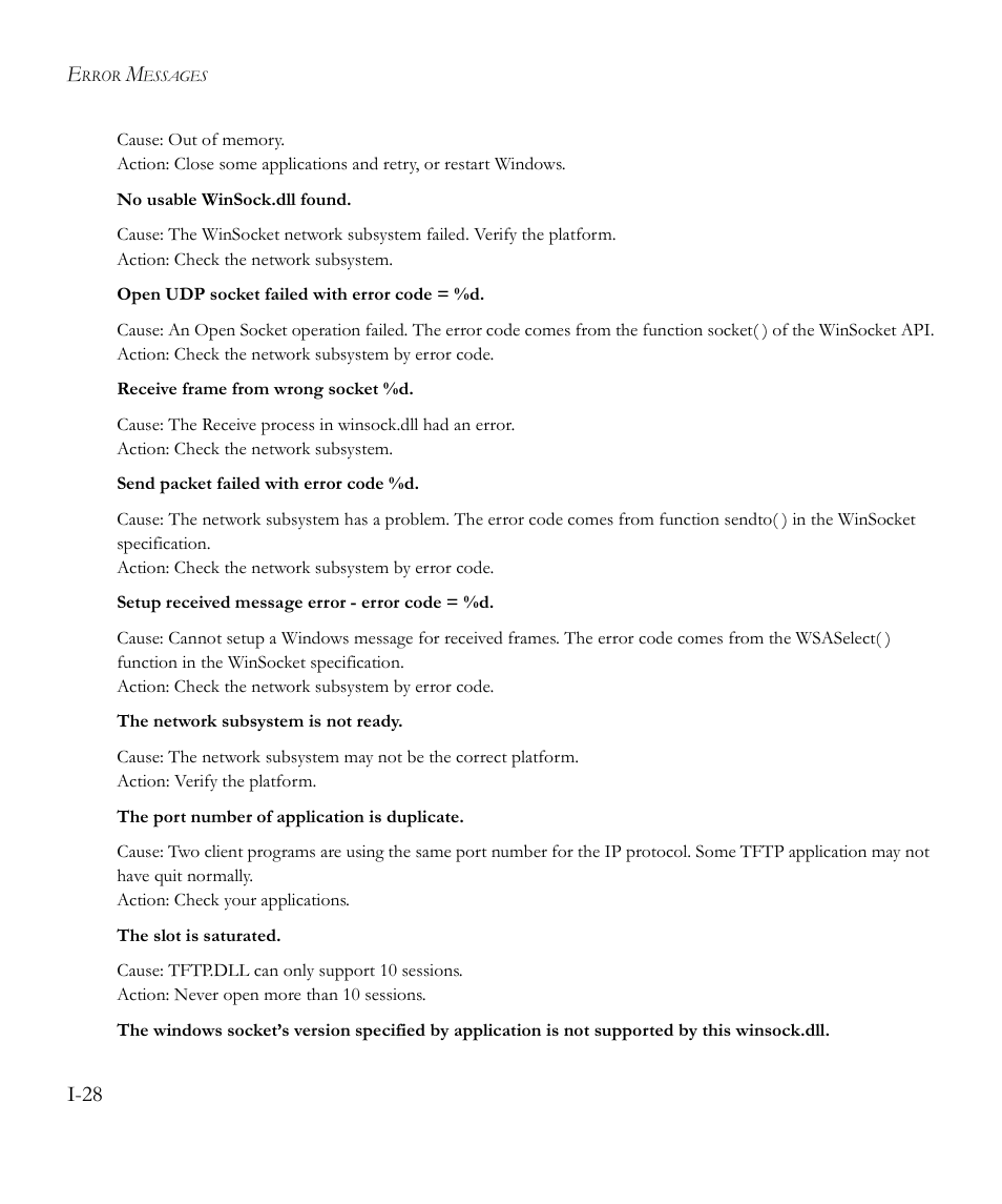 I-28 | SMC Networks EliteView 6.20 User Manual | Page 220 / 232