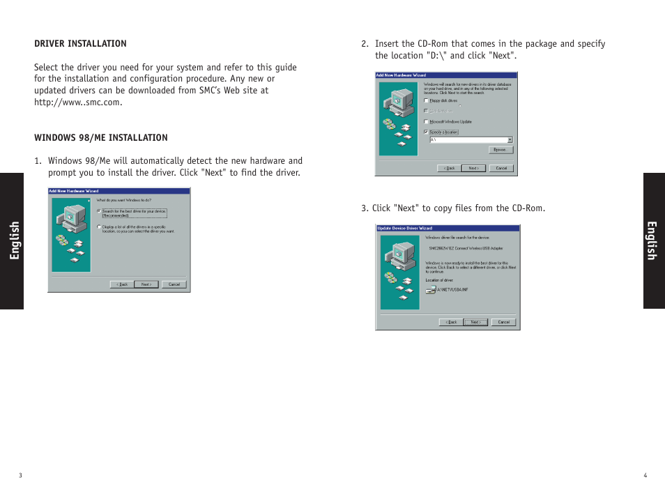 English | SMC Networks SMC2662W-AR User Manual | Page 3 / 16