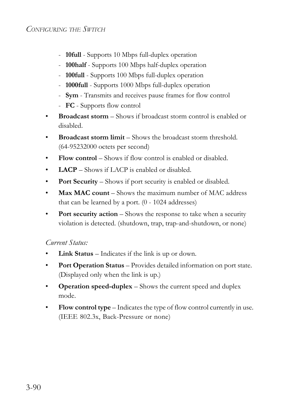 SMC Networks TigerSwitch User Manual | Page 140 / 518