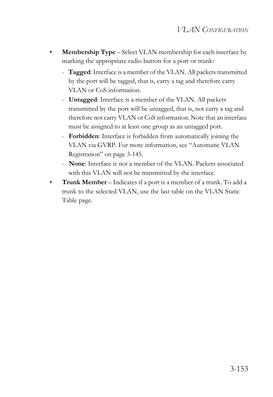 Vlan c | SMC Networks TigerSwitch User Manual | Page 203 / 518