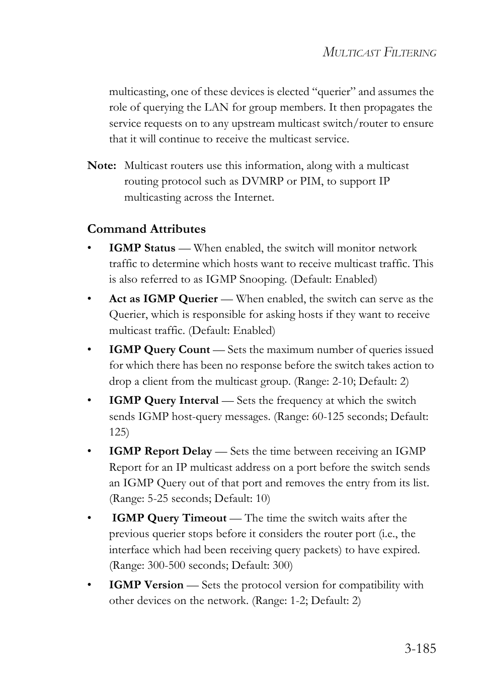 SMC Networks TigerSwitch User Manual | Page 235 / 518