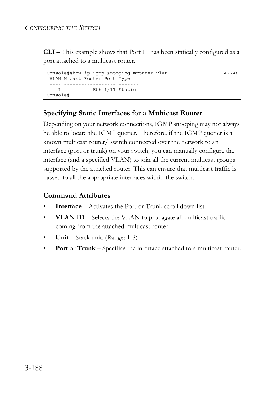 SMC Networks TigerSwitch User Manual | Page 238 / 518