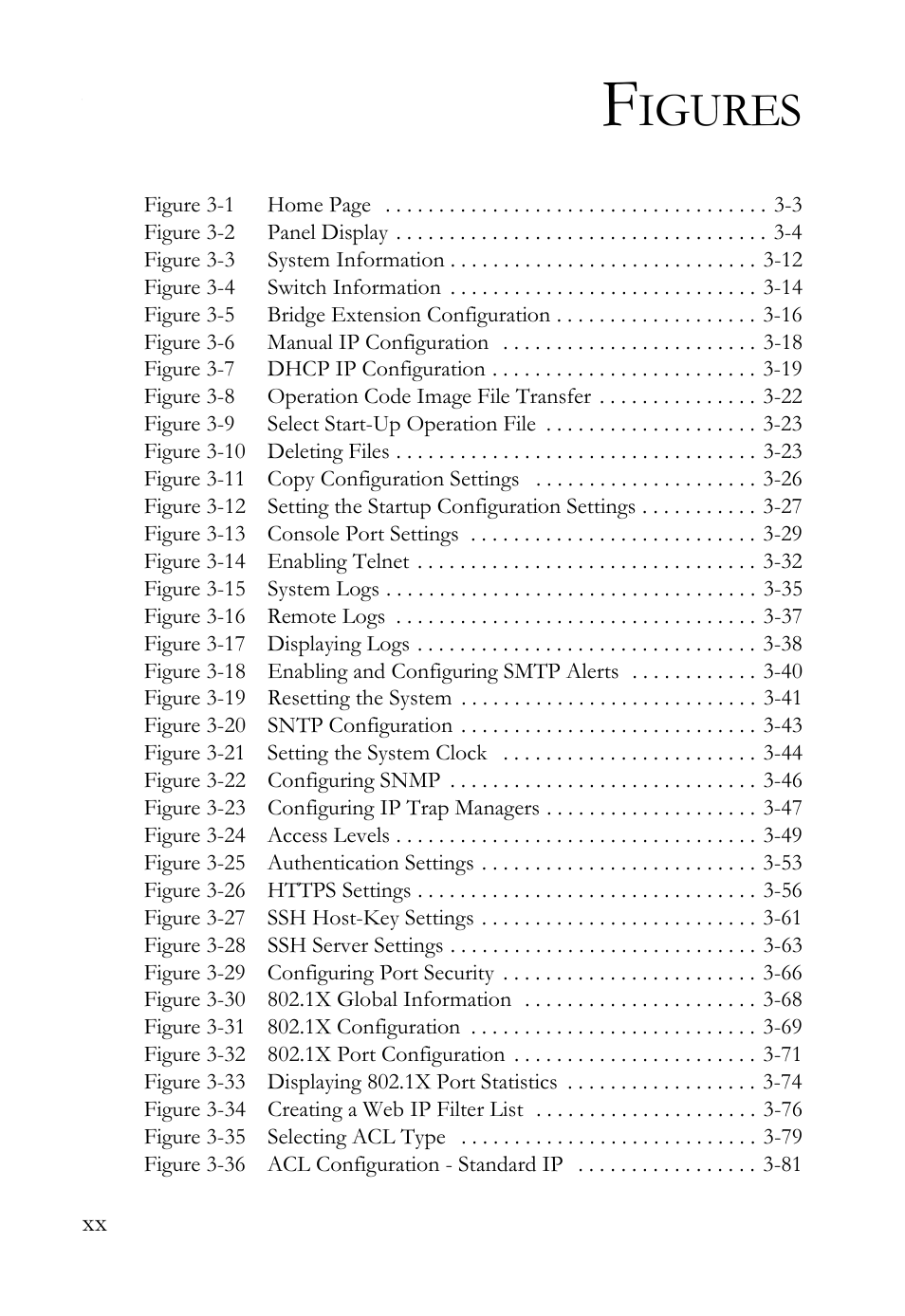 Igures | SMC Networks TigerSwitch User Manual | Page 24 / 518