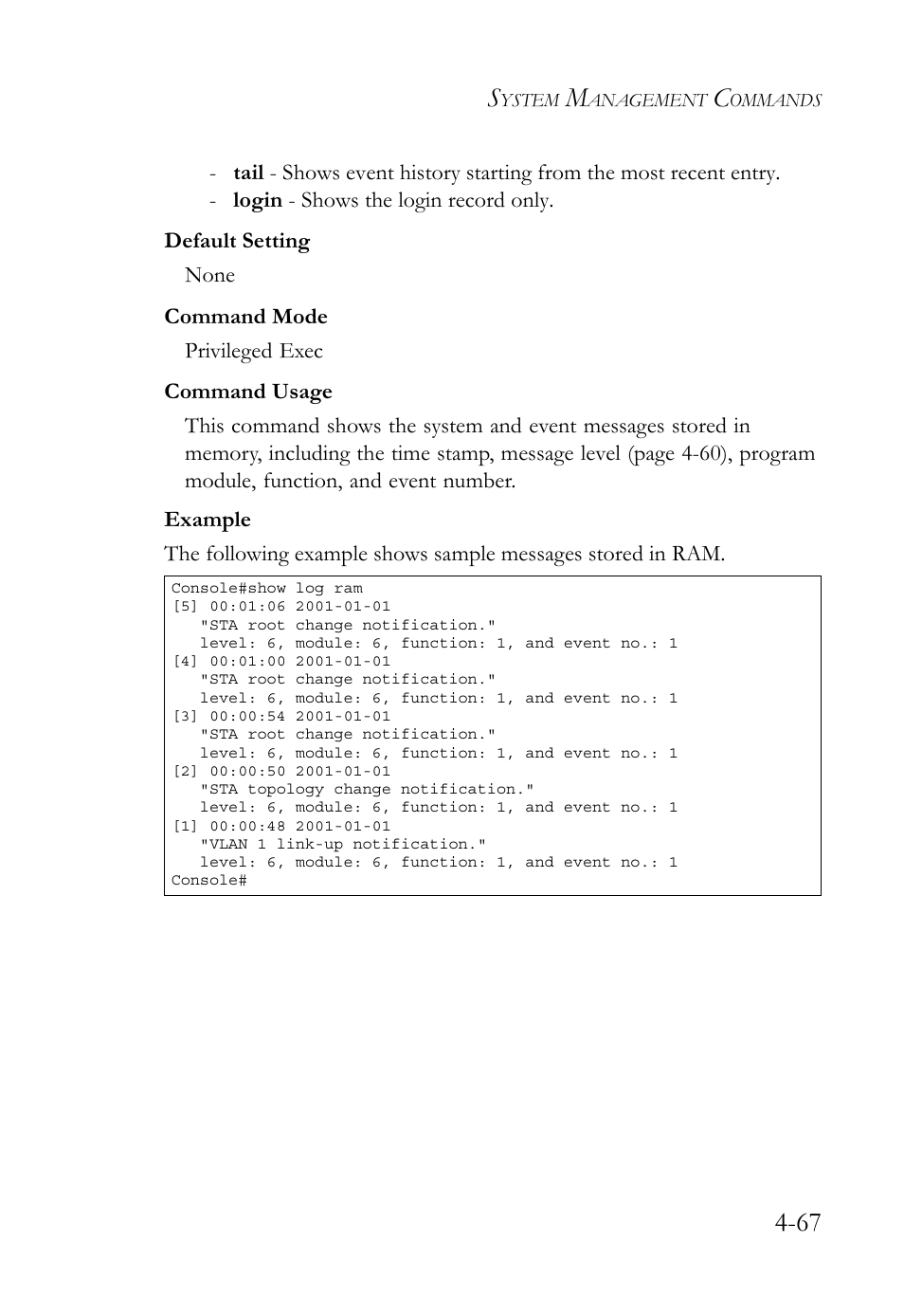 SMC Networks TigerSwitch User Manual | Page 309 / 518