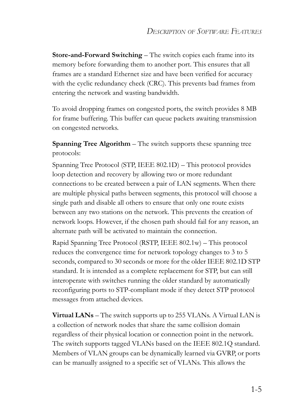 SMC Networks TigerSwitch User Manual | Page 31 / 518
