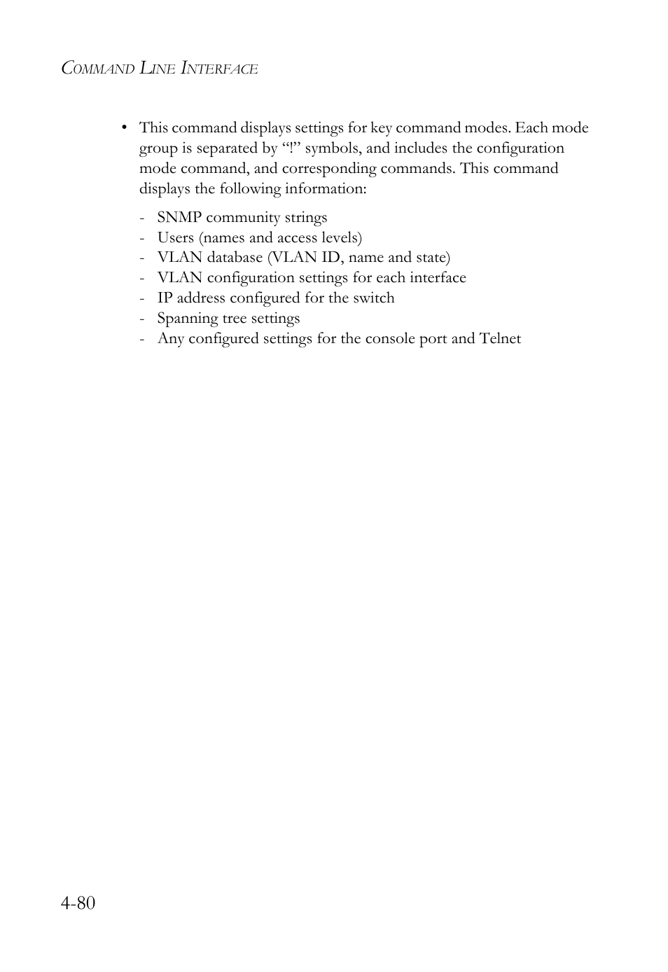 SMC Networks TigerSwitch User Manual | Page 322 / 518