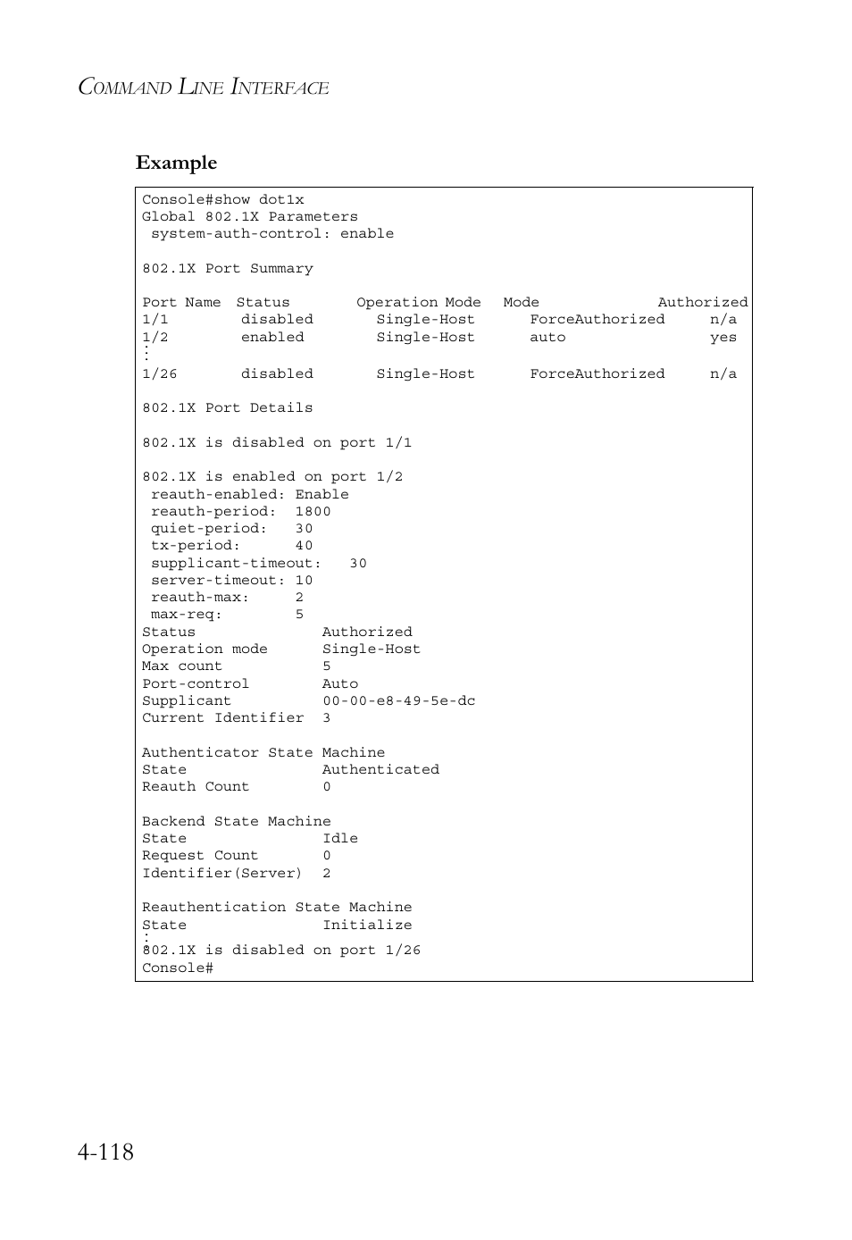 Example | SMC Networks TigerSwitch User Manual | Page 360 / 518