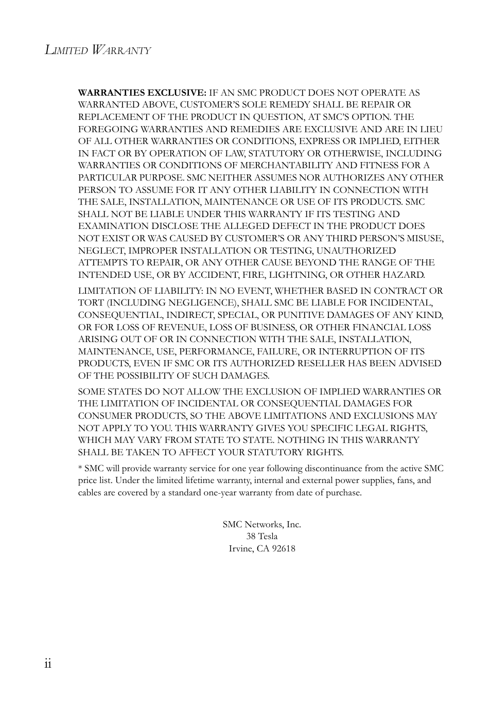 SMC Networks TigerSwitch User Manual | Page 6 / 518