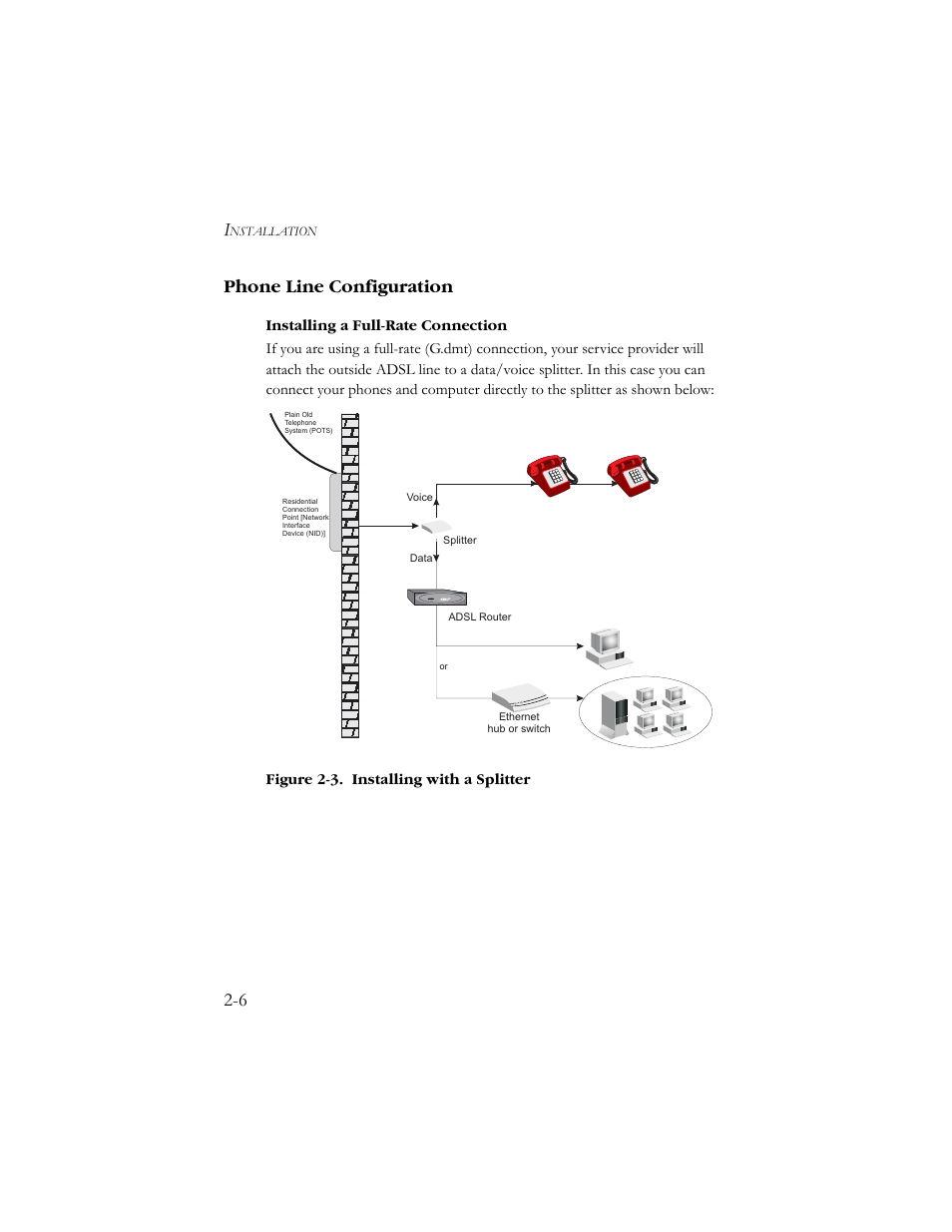 Phone line configuration, 6 phone line configuration | SMC Networks AR4505GW User Manual | Page 16 / 116