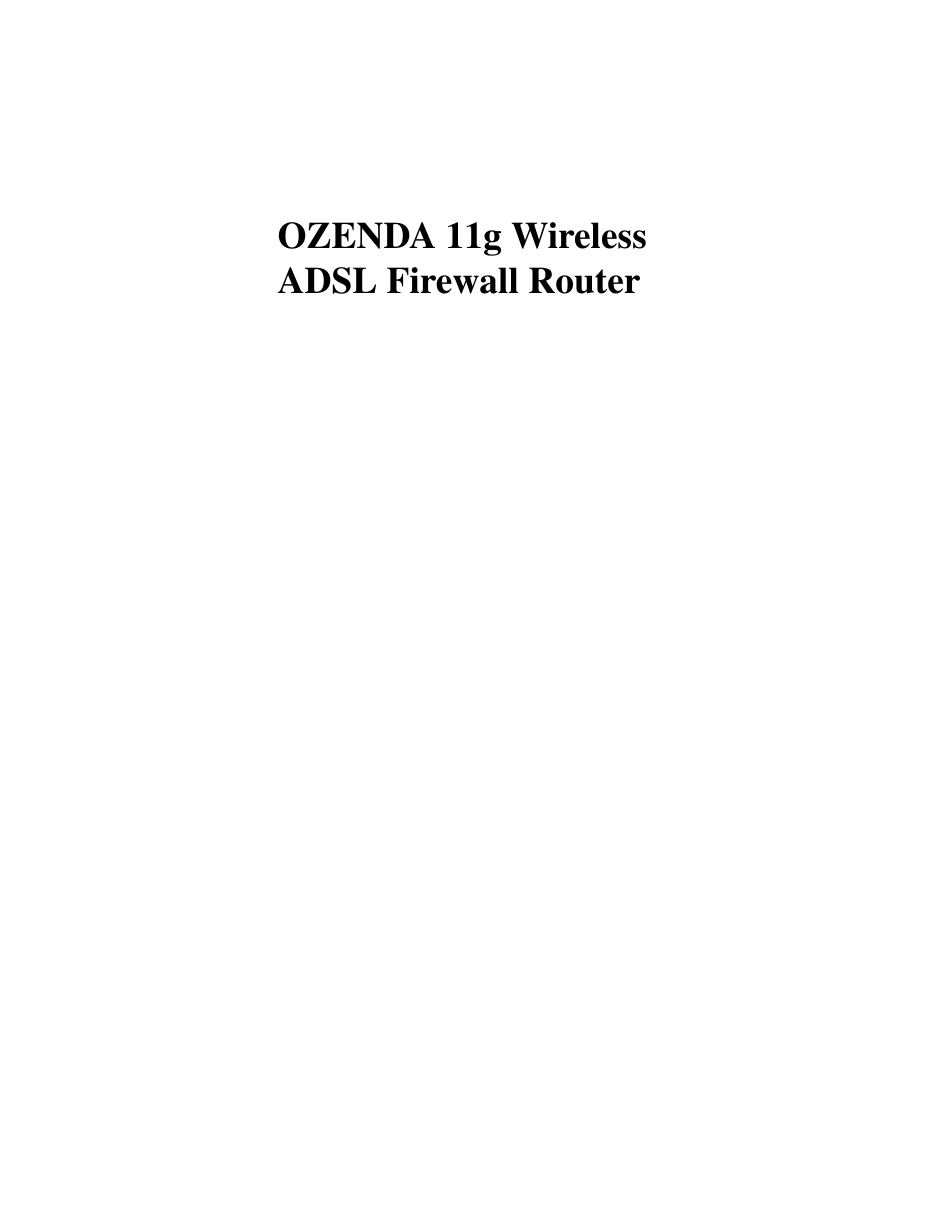 SMC Networks AR4505GW User Manual | Page 2 / 116