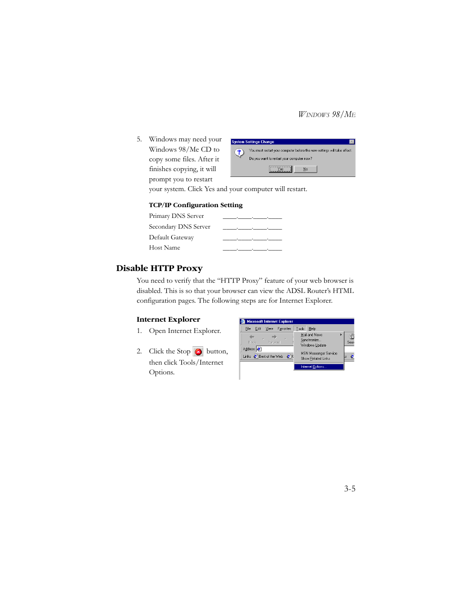 Disable http proxy, Disable http proxy -5 | SMC Networks AR4505GW User Manual | Page 23 / 116