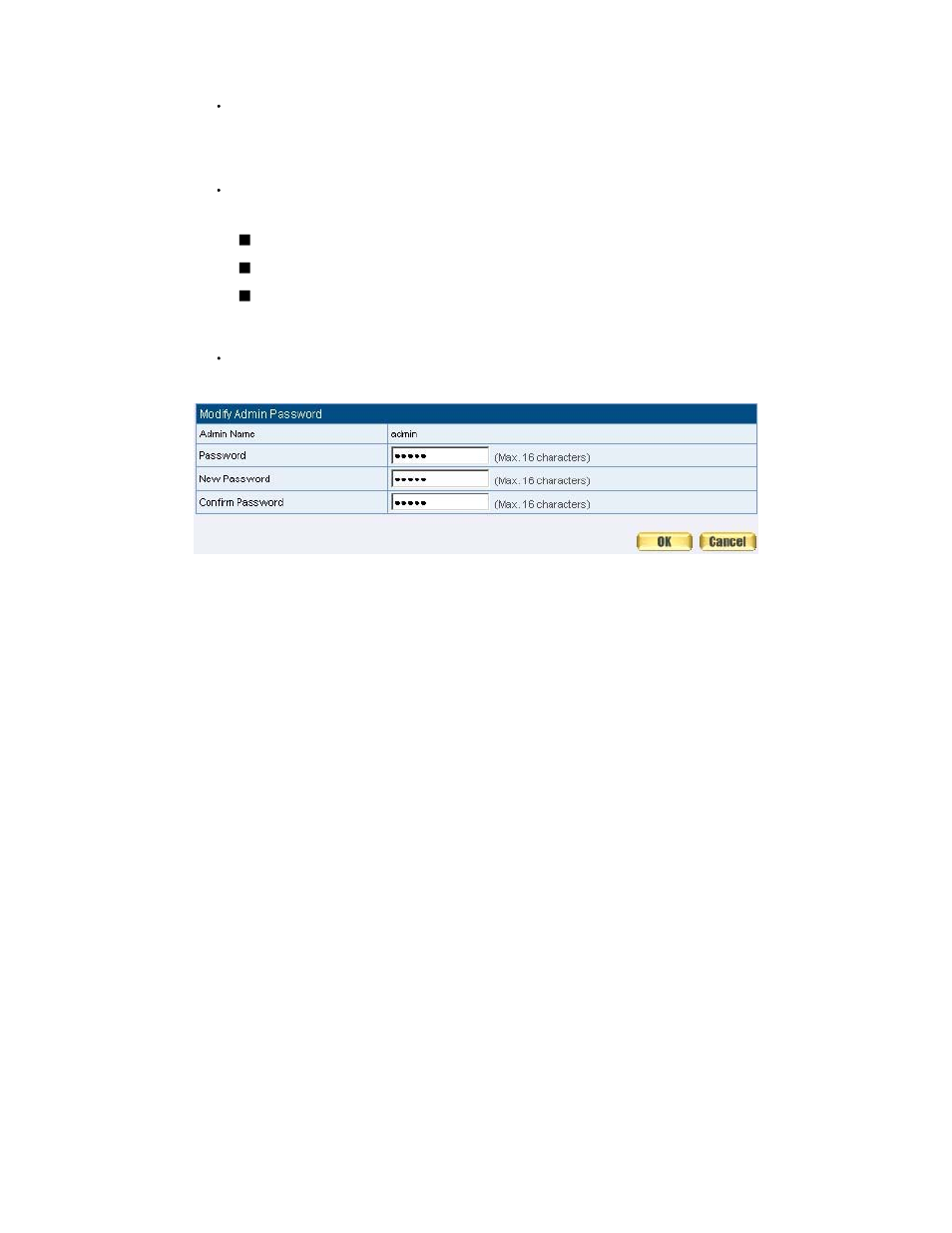 Modify the administrator’s password | SMC Networks SMCBR21VPN User Manual | Page 20 / 251