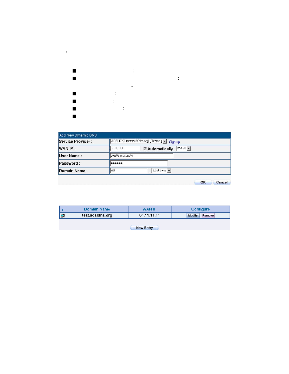 Ddns dynamic dns settings | SMC Networks SMCBR21VPN User Manual | Page 45 / 251