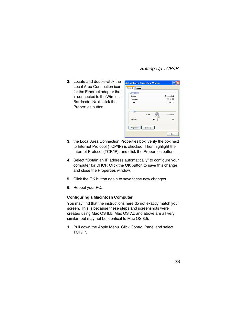 SMC Networks Barricade SMC7004VWBR V.2 User Manual | Page 27 / 82