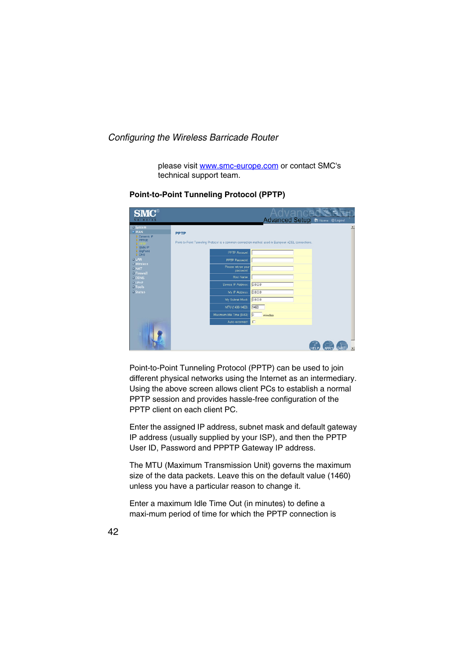 SMC Networks Barricade SMC7004VWBR V.2 User Manual | Page 46 / 82
