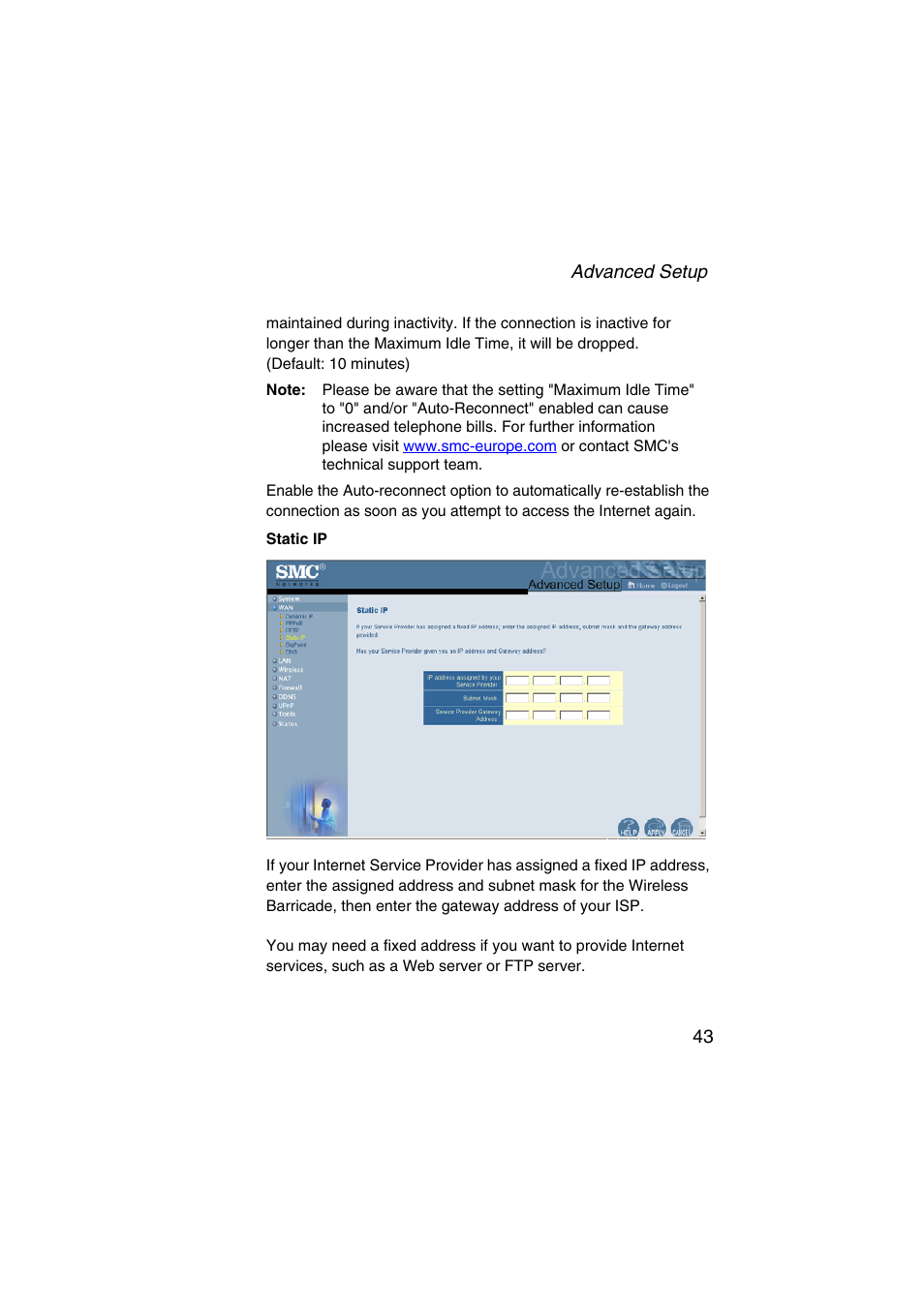 SMC Networks Barricade SMC7004VWBR V.2 User Manual | Page 47 / 82