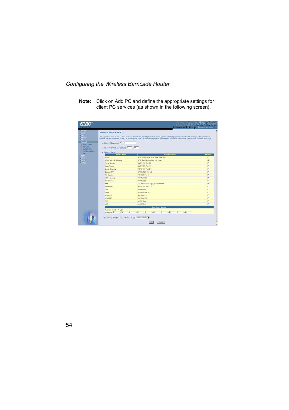 SMC Networks Barricade SMC7004VWBR V.2 User Manual | Page 58 / 82