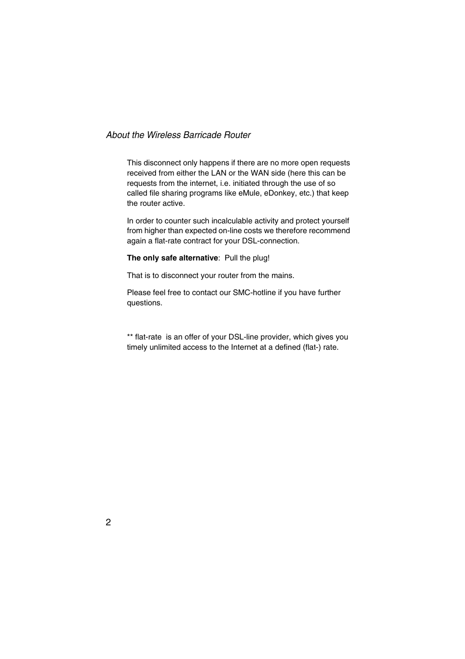 SMC Networks Barricade SMC7004VWBR V.2 User Manual | Page 6 / 82