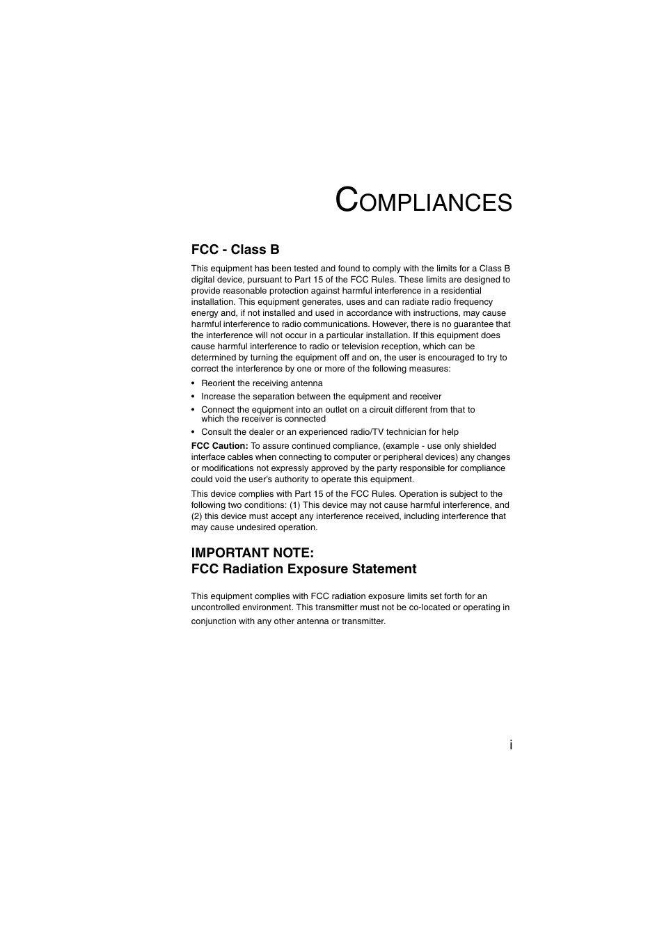 Ompliances | SMC Networks Barricade SMC7004VWBR V.2 User Manual | Page 77 / 82
