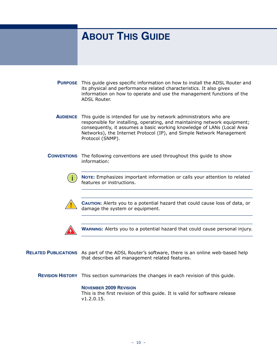 About this guide, Bout, Uide | SMC Networks BARRICADE SMC7901WBRA2 B1 User Manual | Page 10 / 150