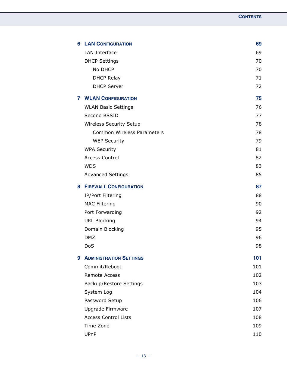 SMC Networks BARRICADE SMC7901WBRA2 B1 User Manual | Page 13 / 150