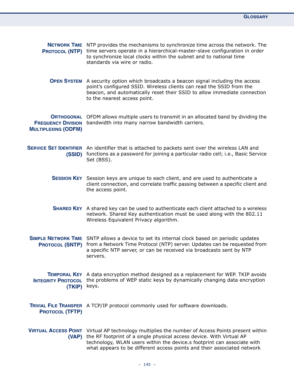 SMC Networks BARRICADE SMC7901WBRA2 B1 User Manual | Page 145 / 150