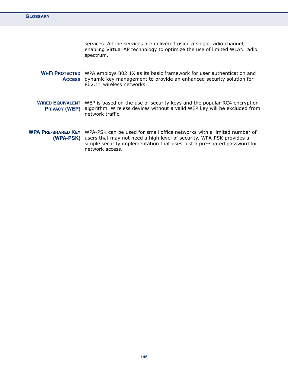 SMC Networks BARRICADE SMC7901WBRA2 B1 User Manual | Page 146 / 150