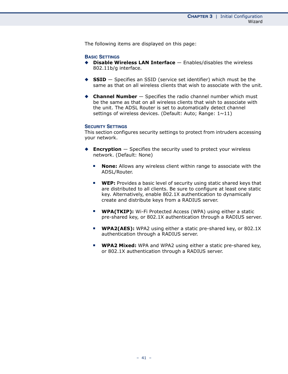 SMC Networks BARRICADE SMC7901WBRA2 B1 User Manual | Page 41 / 150