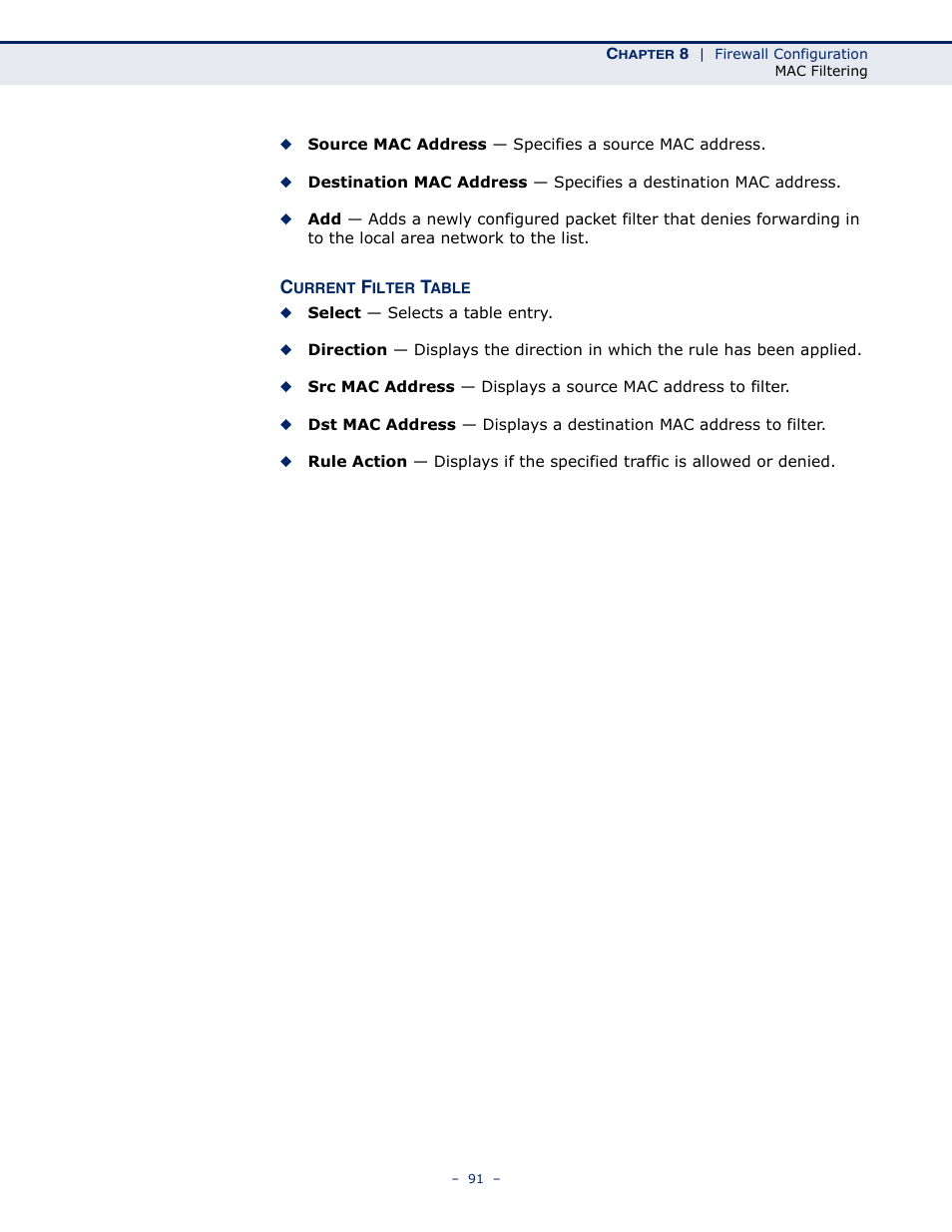 SMC Networks BARRICADE SMC7901WBRA2 B1 User Manual | Page 91 / 150