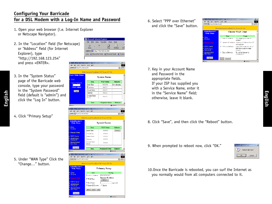 English | SMC Networks SMC7004AWBR User Manual | Page 11 / 17