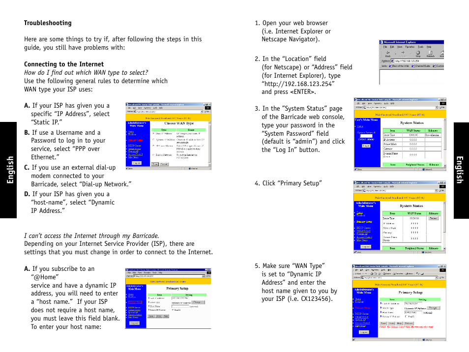 English | SMC Networks SMC7004AWBR User Manual | Page 14 / 17