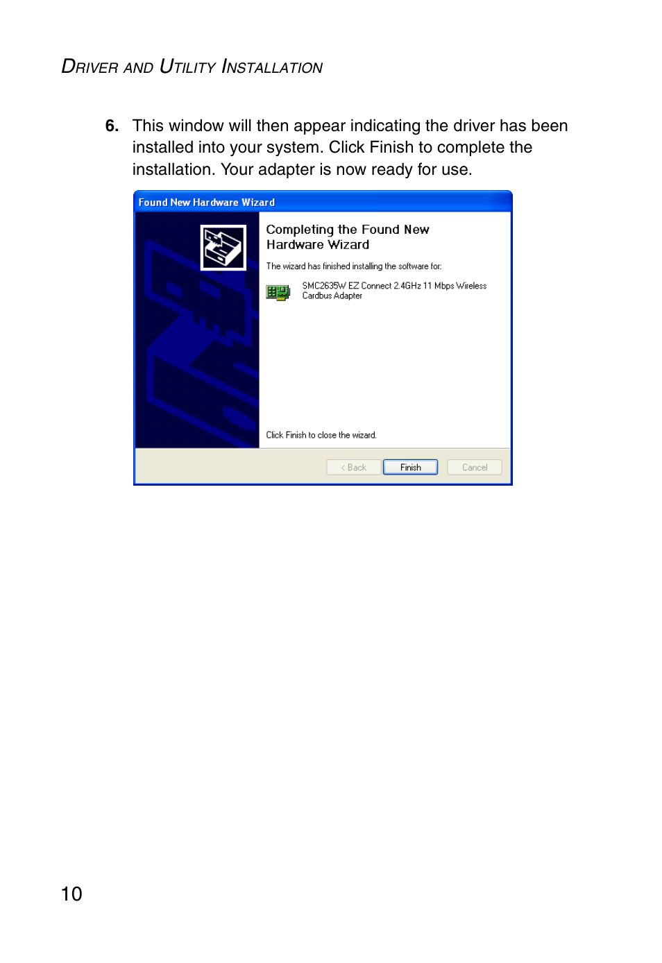SMC Networks SMC EZ Connect SMC2635W User Manual | Page 20 / 40