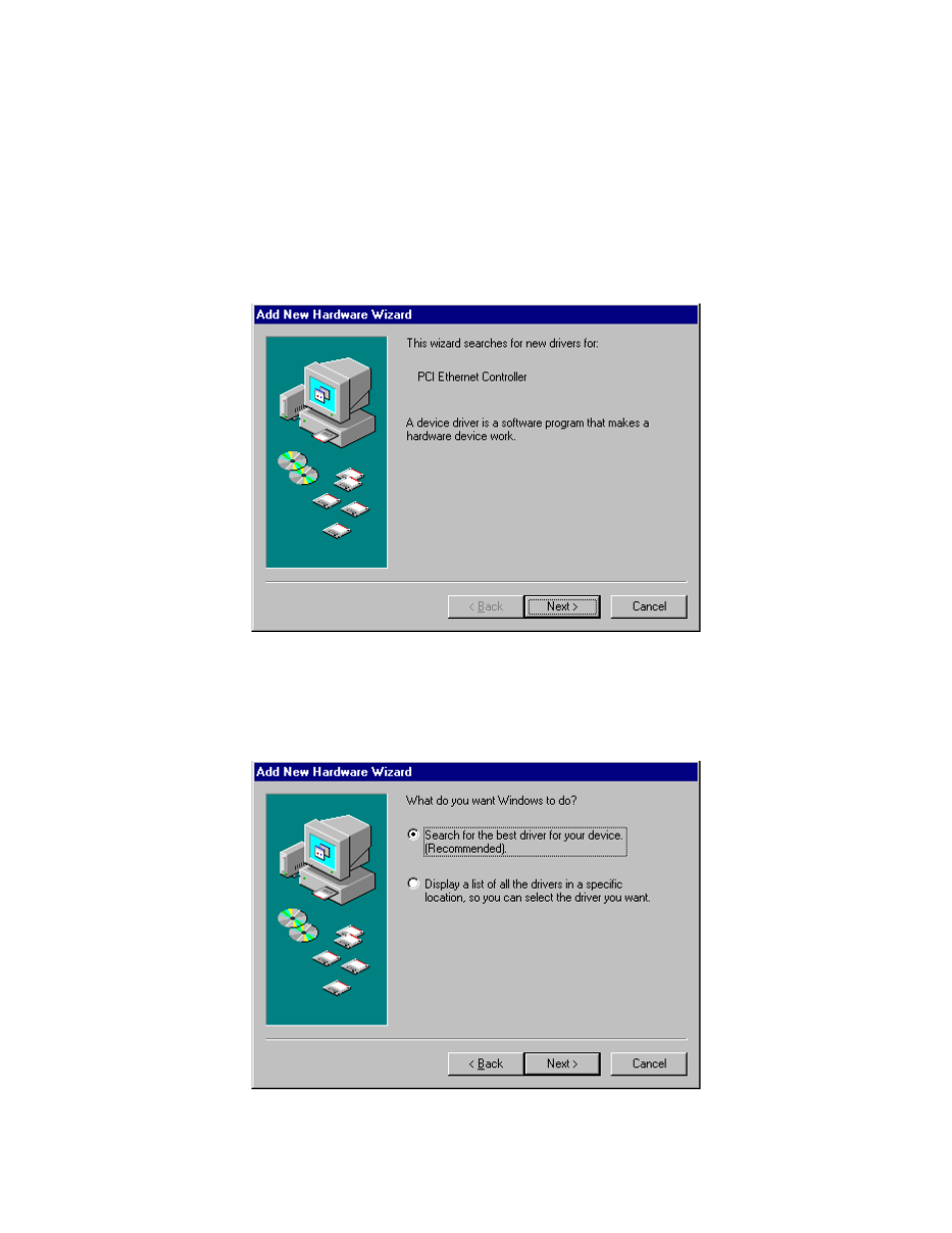Driver installation | SMC Networks Copper Gigabit PCI Card SMC9452TX-1 User Manual | Page 11 / 36
