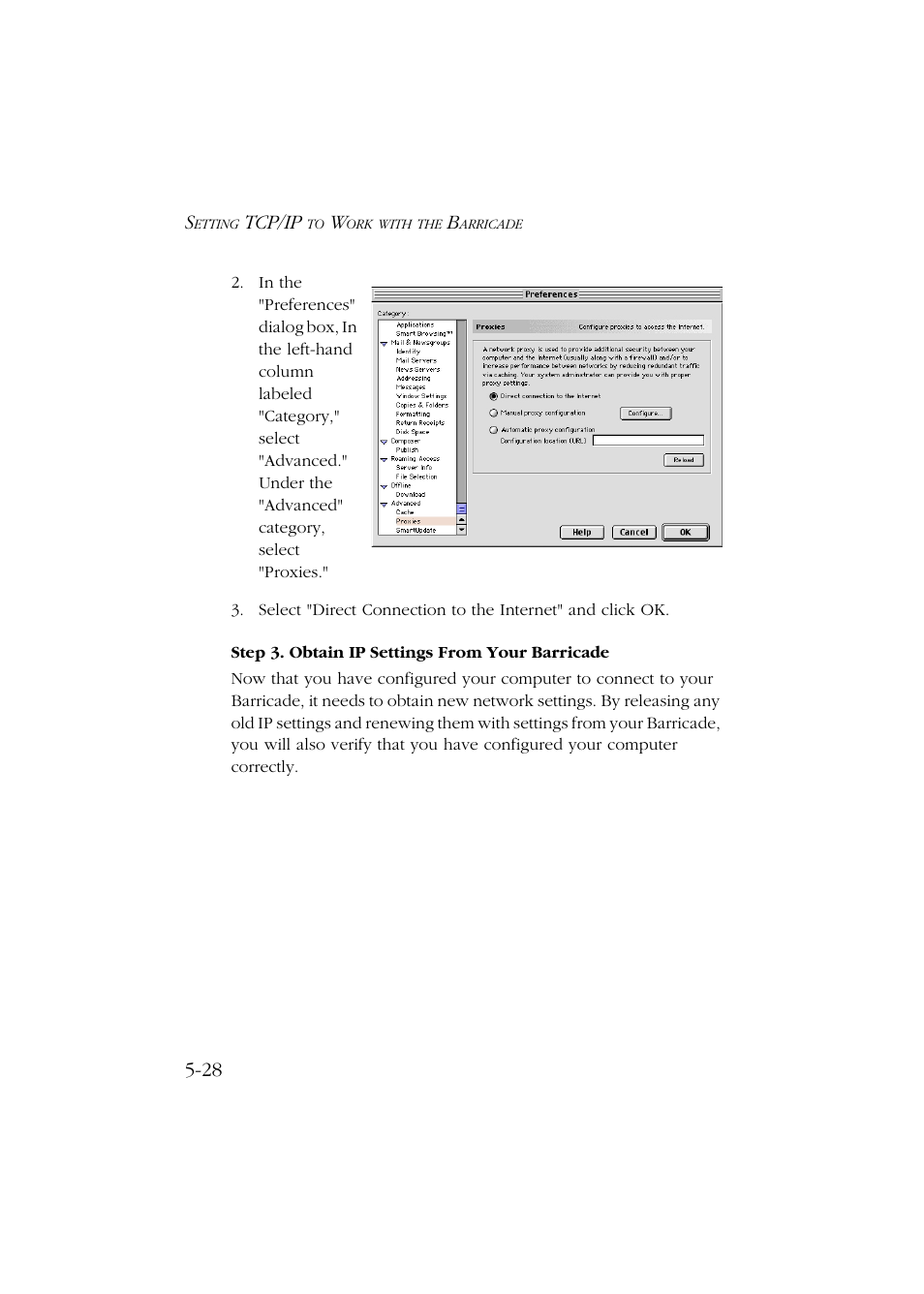 Step 3. obtain ip settings from your barricade, Step 3. obtain ip settings from your barricade -28 | SMC Networks Barricade SMC7004ABR User Manual | Page 80 / 112