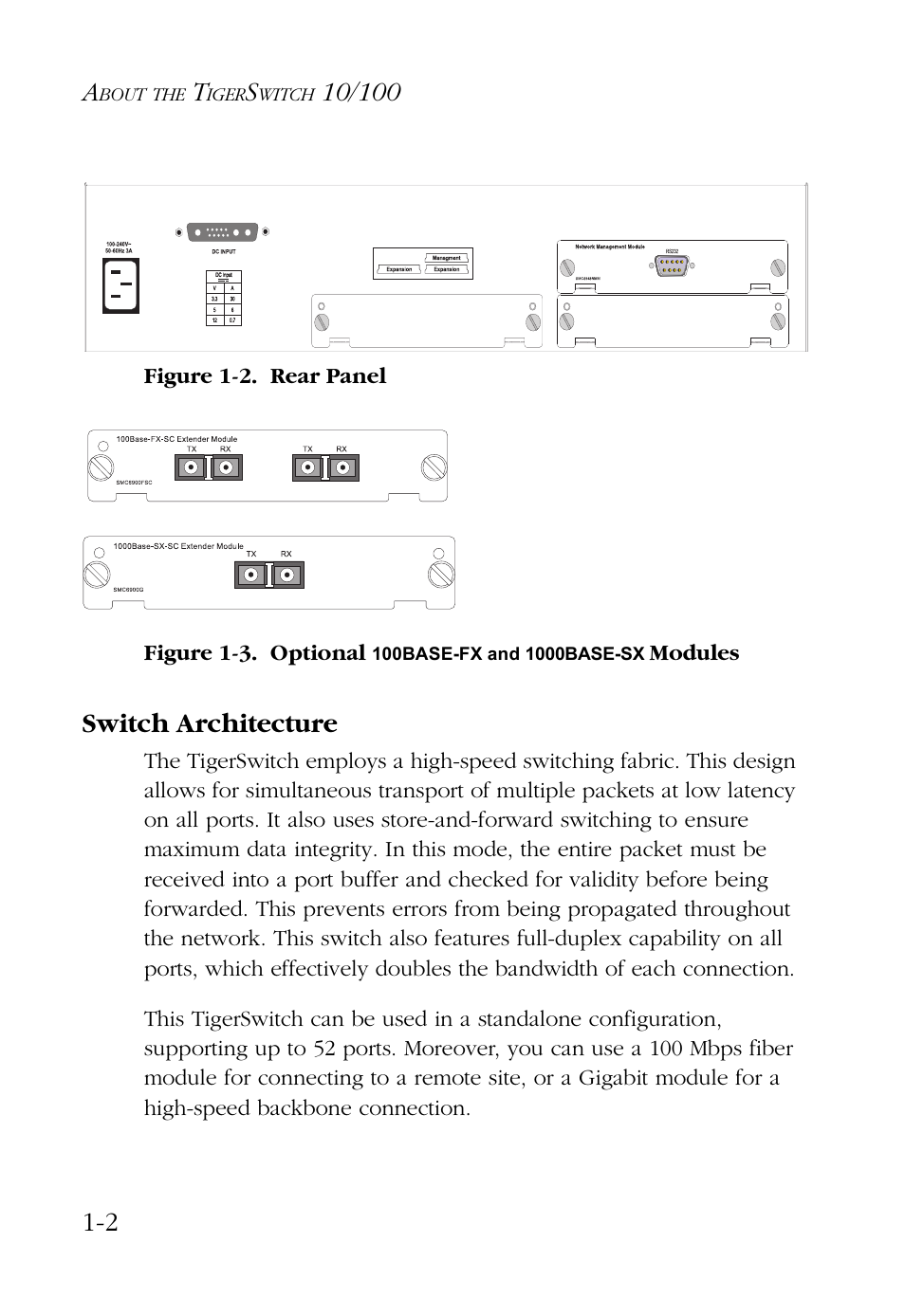 Switch architecture, Switch architecture -2 | SMC Networks 48-Port User Manual | Page 16 / 80