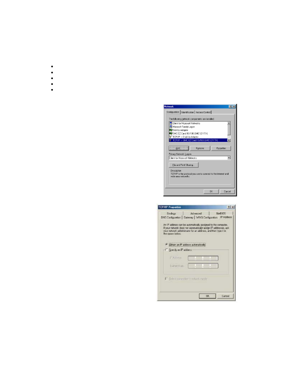 Chapter 4 | configuring your computer | SMC Networks SMC8014W-G User Manual | Page 10 / 60