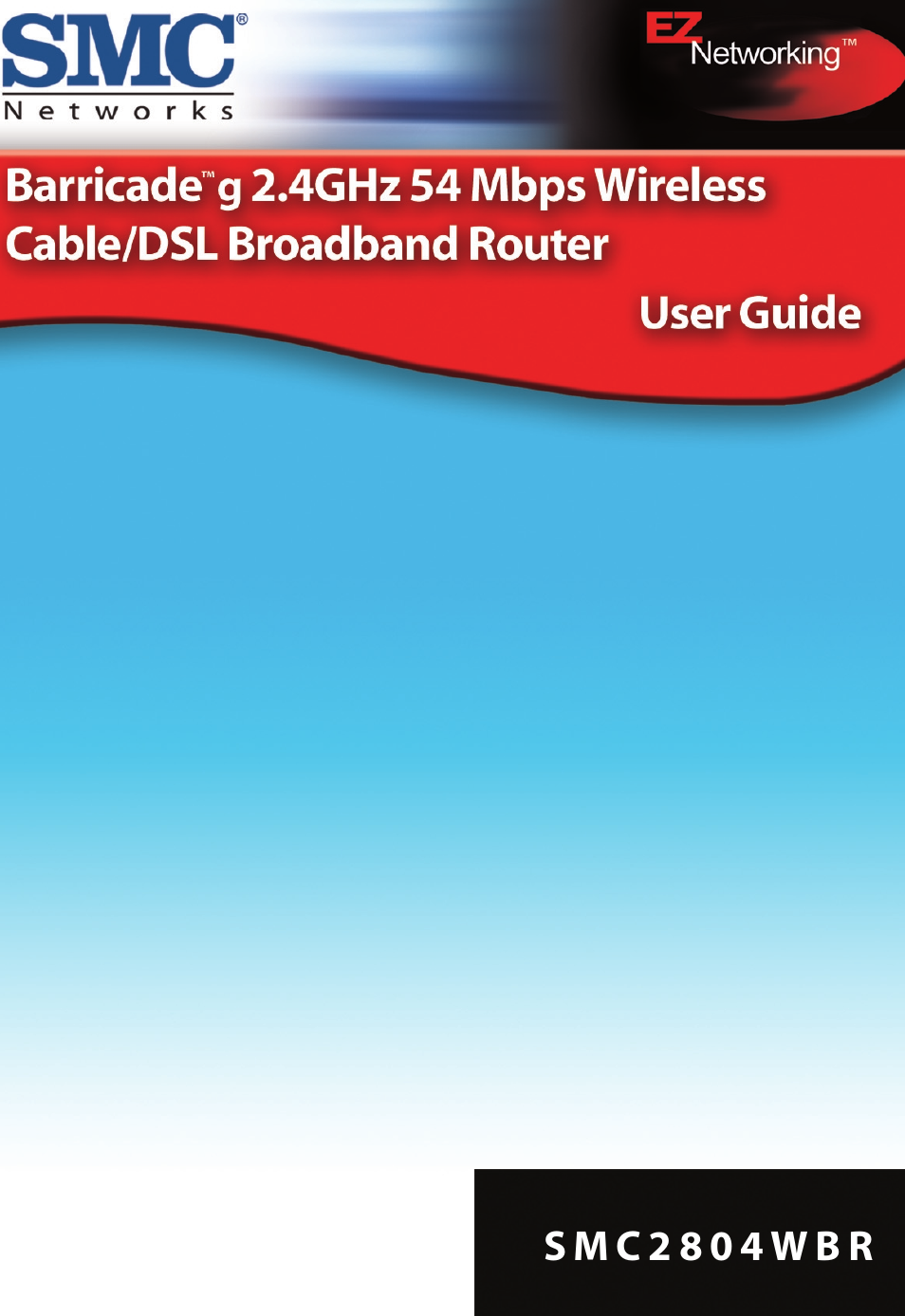 SMC Networks Barricade SMC2804WBR38 User Manual | 82 pages