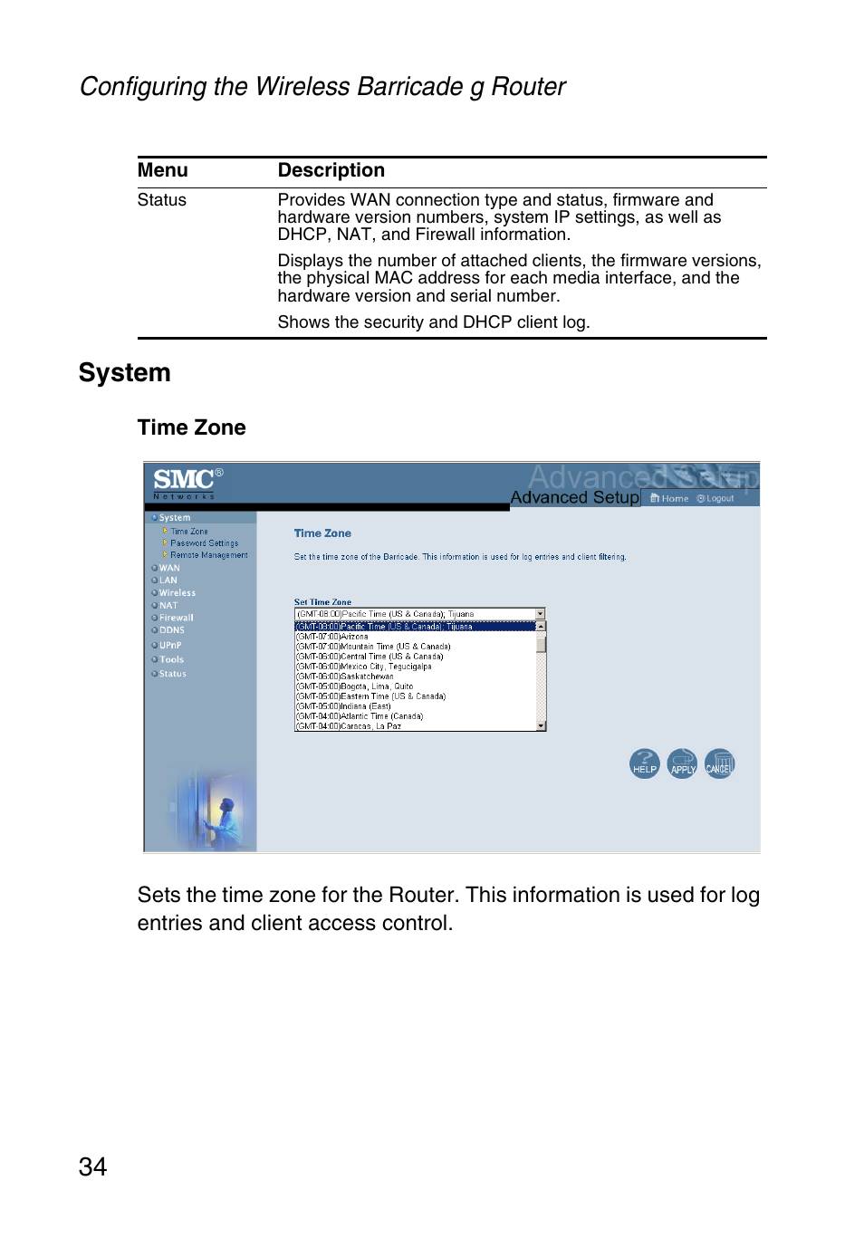 System | SMC Networks Barricade SMC2804WBR38 User Manual | Page 44 / 82