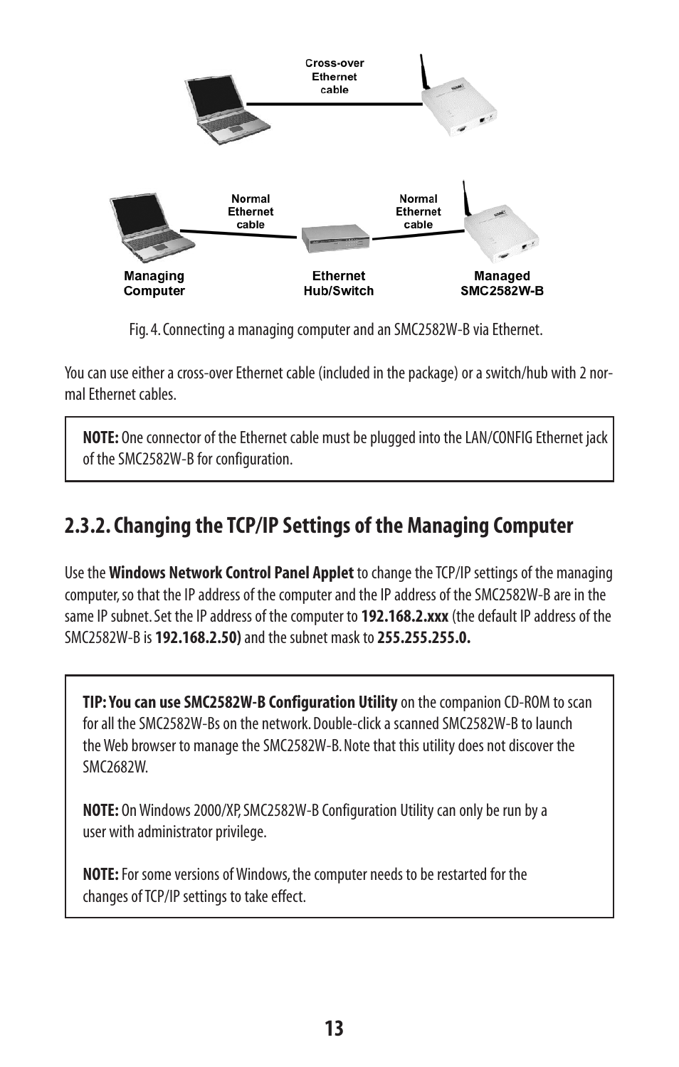 SMC Networks SMC2582W-B User Manual | Page 13 / 52