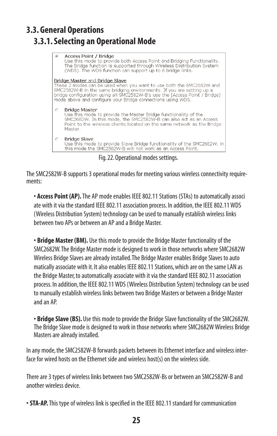 SMC Networks SMC2582W-B User Manual | Page 25 / 52