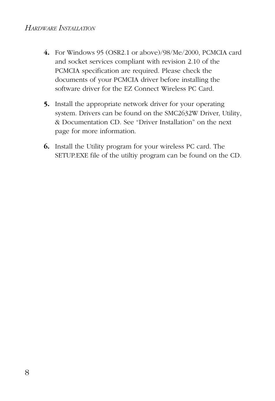 SMC Networks SMC EZ Connect SMC2632W User Manual | Page 20 / 58