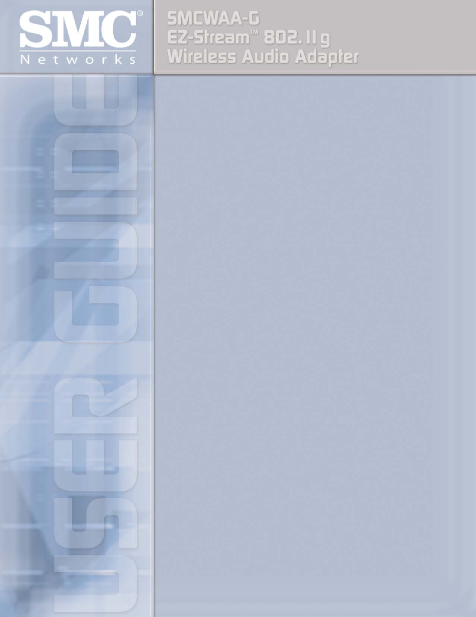 SMC Networks 802.11g User Manual | 38 pages
