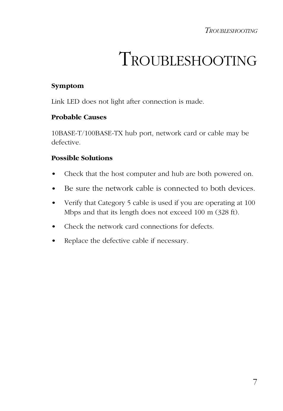 Troubleshooting, Roubleshooting | SMC Networks EZ CARDBUS SMC8036TX User Manual | Page 17 / 22