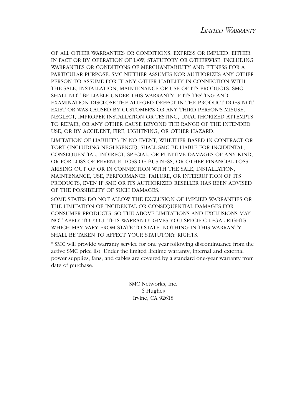 SMC Networks EZ CARDBUS SMC8036TX User Manual | Page 6 / 22