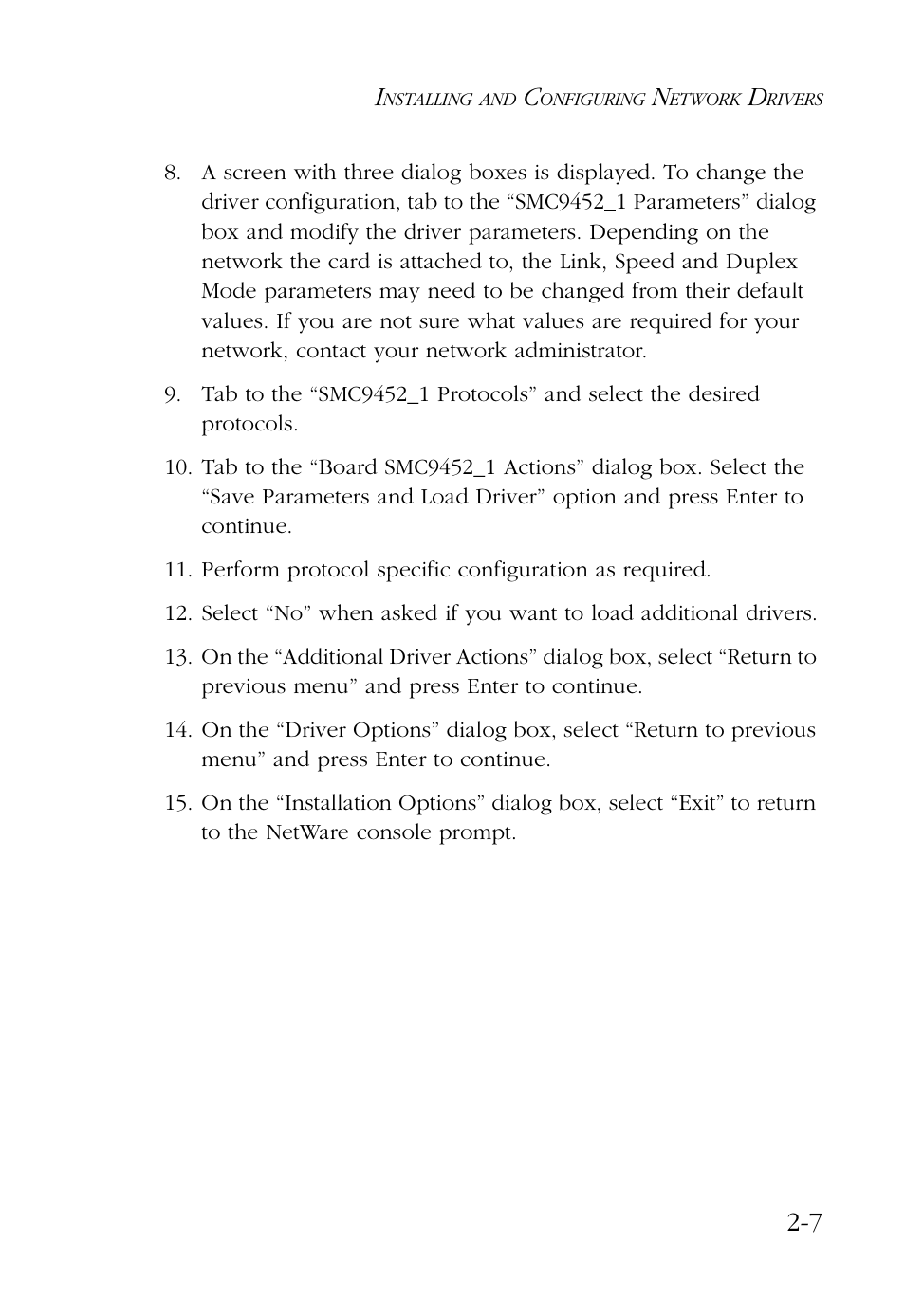 SMC Networks SMC EZ Card 1000 SMC9452TX User Manual | Page 29 / 62