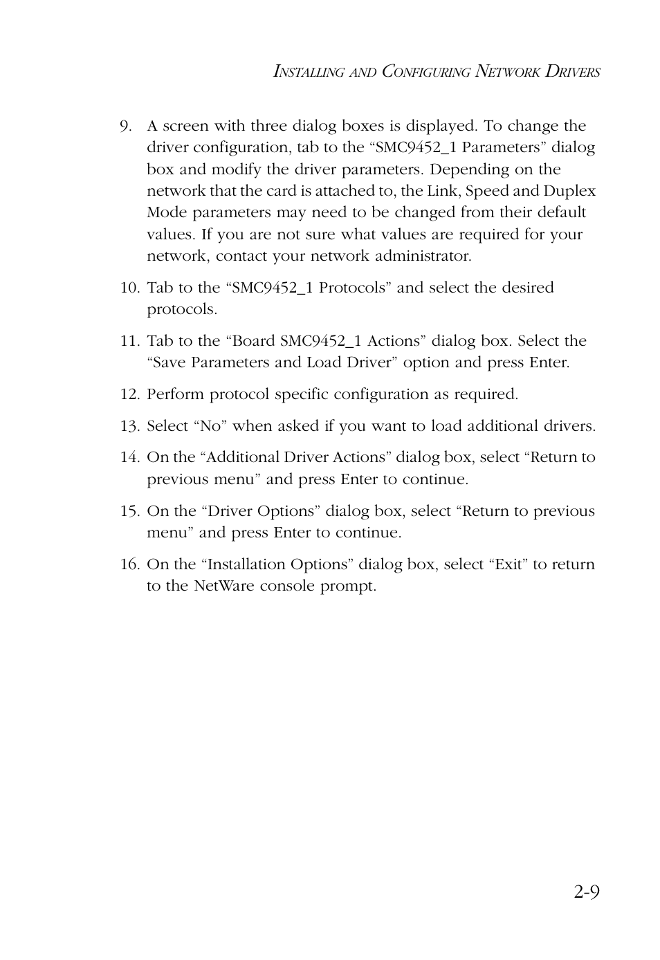 SMC Networks SMC EZ Card 1000 SMC9452TX User Manual | Page 31 / 62