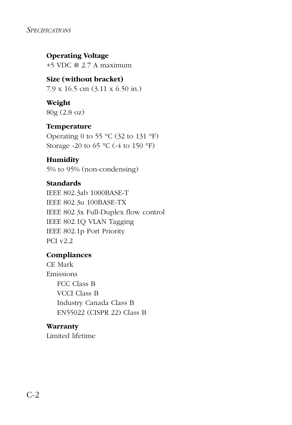 SMC Networks SMC EZ Card 1000 SMC9452TX User Manual | Page 52 / 62