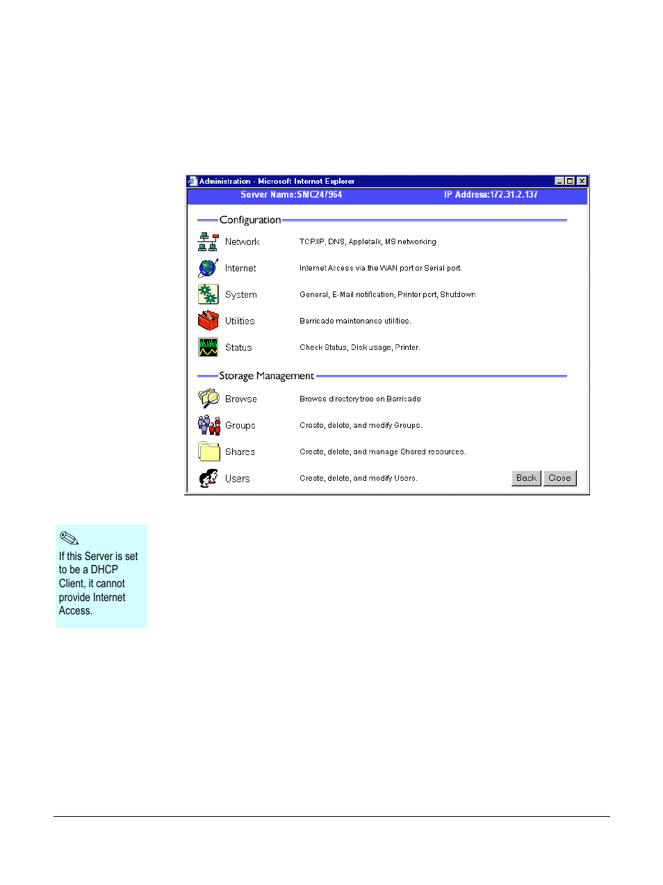 SMC Networks Barricade User Manual | Page 15 / 54